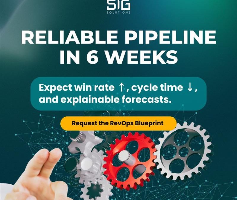 Trustworthy Sales Forecasting: How to Optimize Your Sales Pipeline with 5IG Solutions