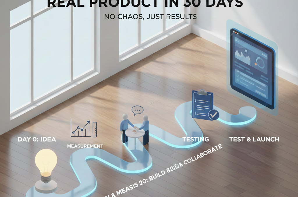 Turn Your Idea into a Real Product in 30 Days — No Chaos, Just Results