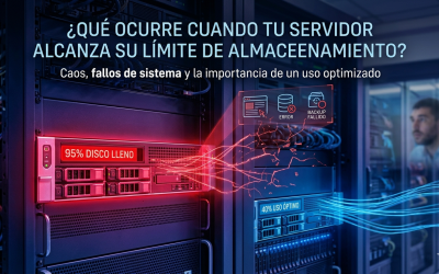 ¿Qué ocurre cuando tu servidor alcanza su límite de almacenamiento?
